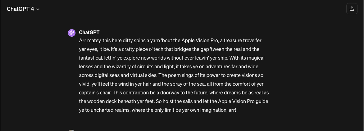 Question 3 Response 2