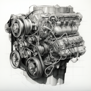 What are V8, V10, V12 engines?